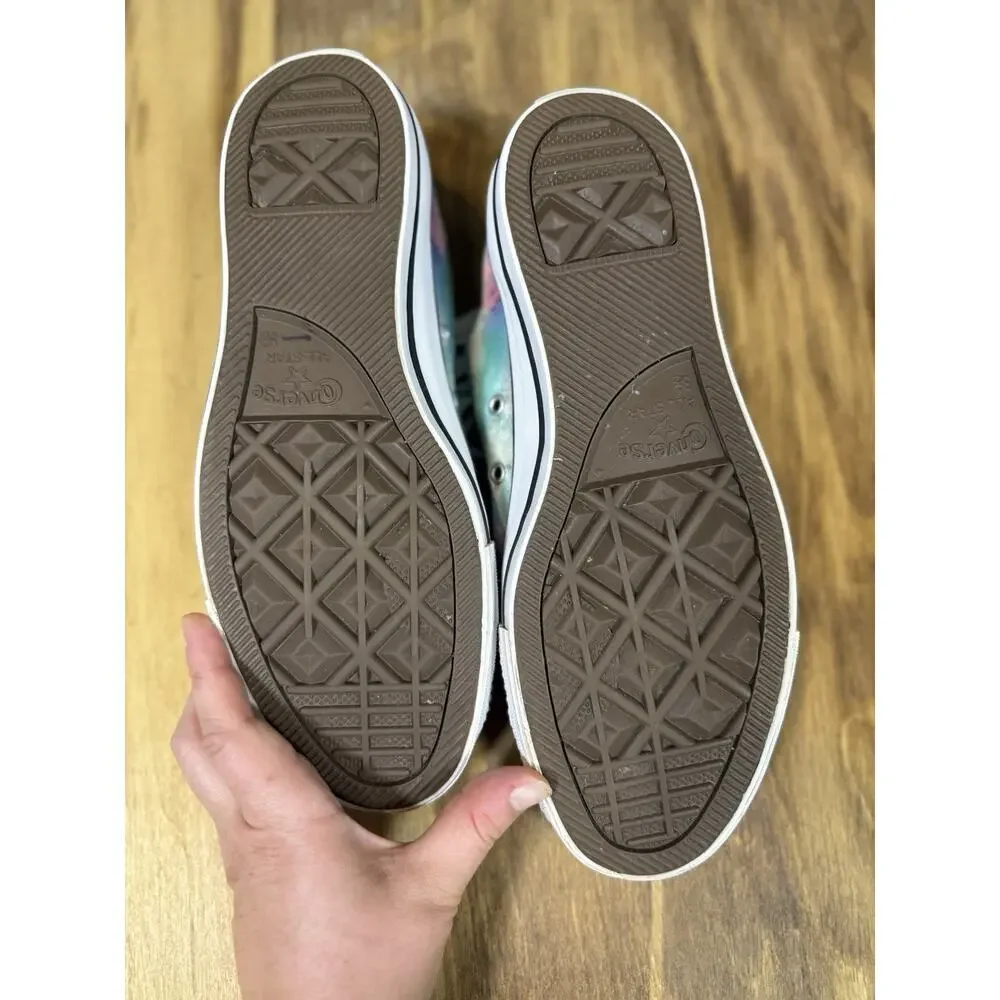 Converse All Star Sneakers Watercolor, Mens 8.5/ Woman’s 10.5‎ - Picture 6 of 6
